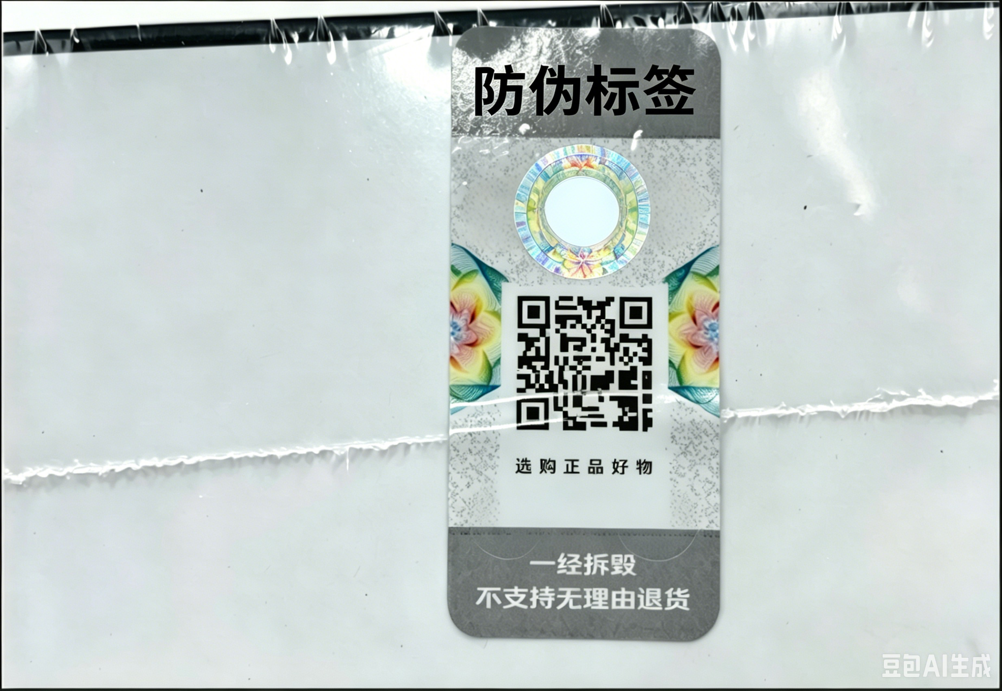 某电商平台防伪贴